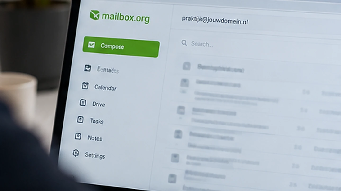 Veilige e-mail voor een zorgpraktijk: mailbox.org en eigen domein ingericht